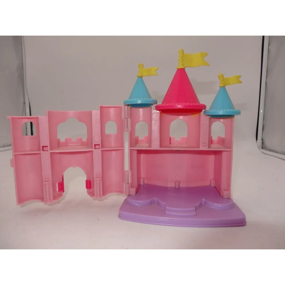 Hello Kitty Castle king queen Blue Box play set Toho Polly Pocket miniature Rare